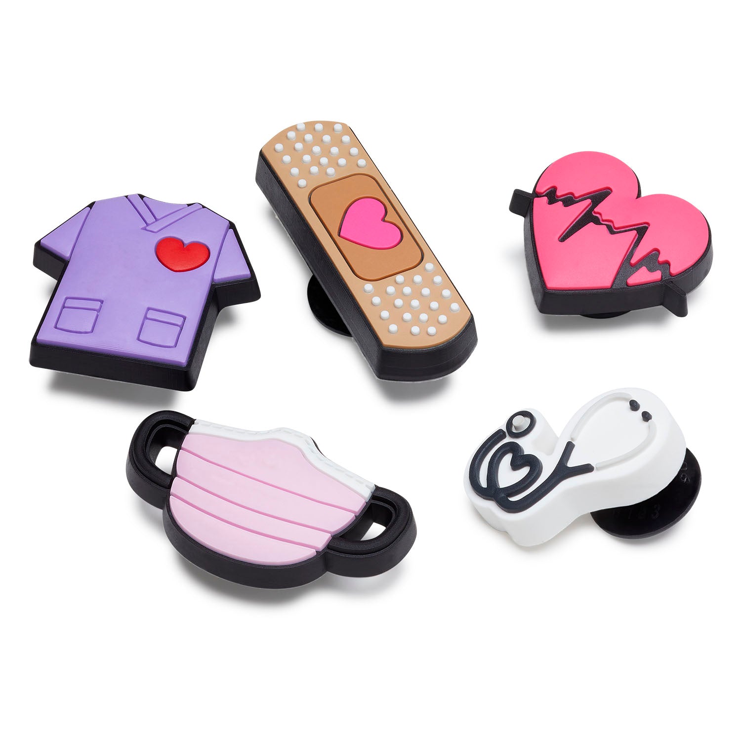 Health Heart 5 Jibbitz Pack™ Jibbitz Crocs South Africa