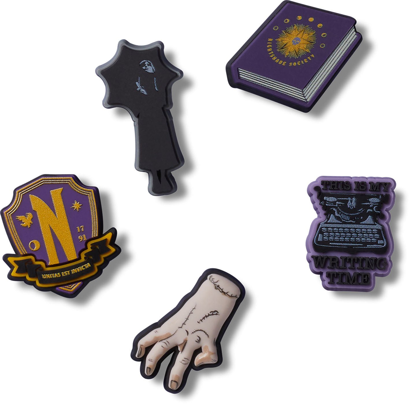 Addams Family 5 pack Jibbitz Crocs South Africa