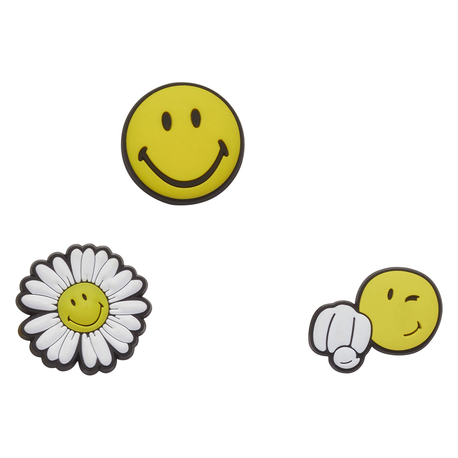 Smiley Cheer Up 3 Jibbitz Pack Crocs South Africa