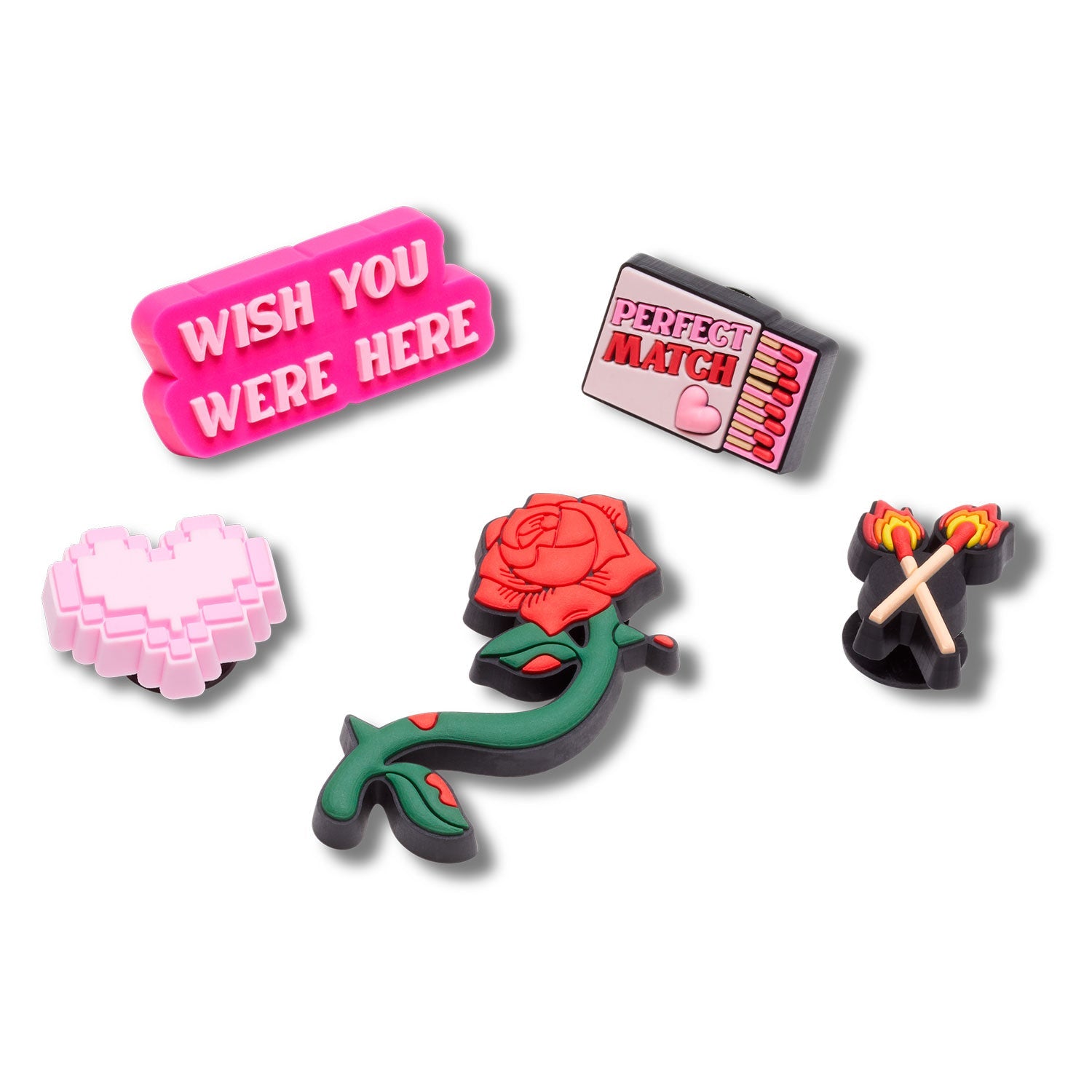 Valentines Girly 5 Jibbitz Pack Crocs South Africa