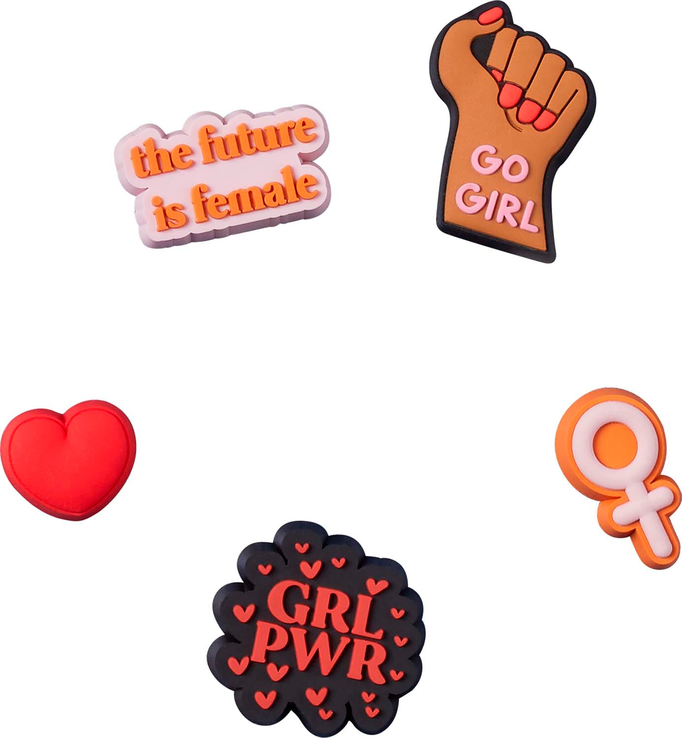 Grl Pwr Pin Backer 5 Jibbitz Pack Crocs South Africa