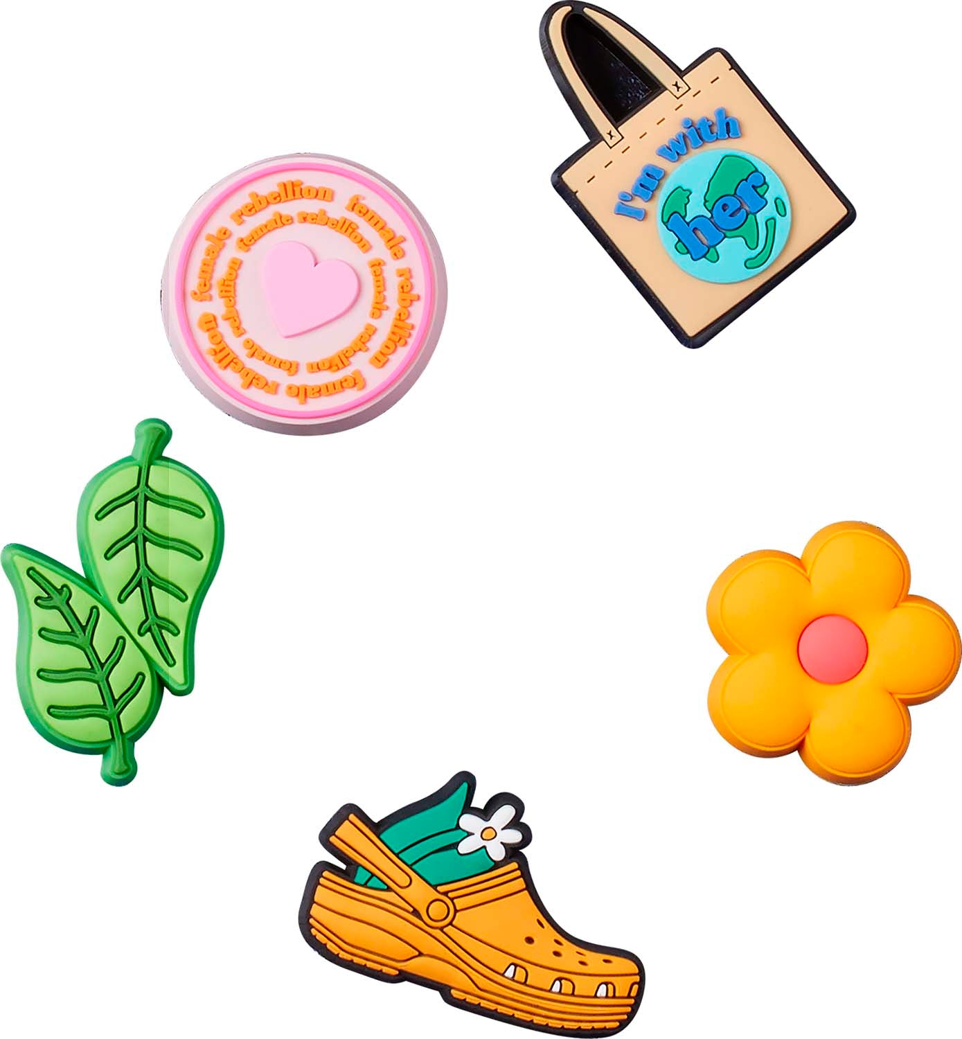 I'm with Her Pin Backer 5 Pack Jibbitz Crocs South Africa