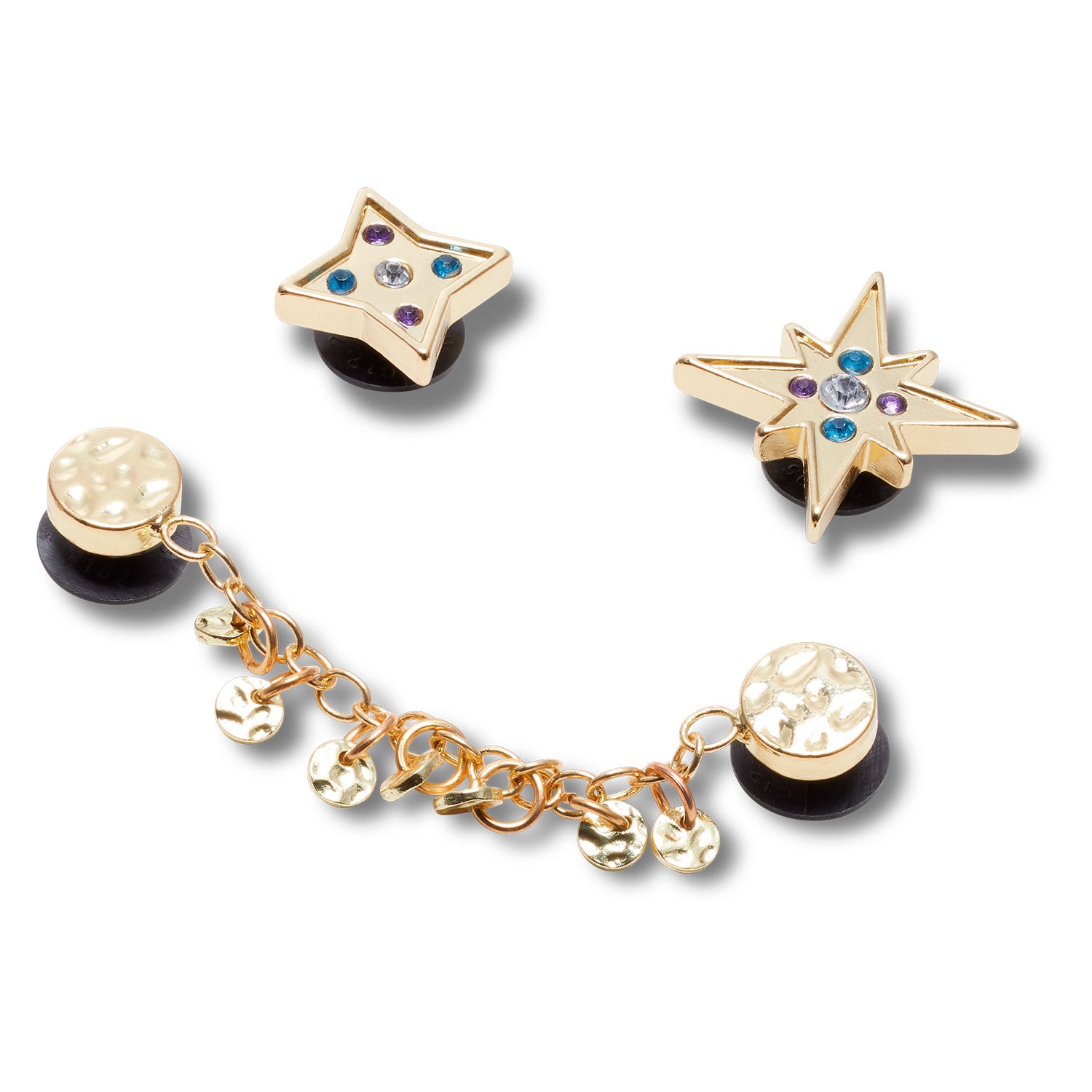 Gold Star and Chain 3 Jibbitz Pack Crocs South Africa