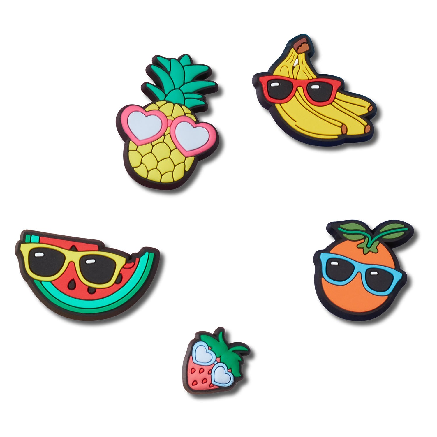 Cute Fruit with Sunnies 5 Jibbitz Pack Crocs South Africa