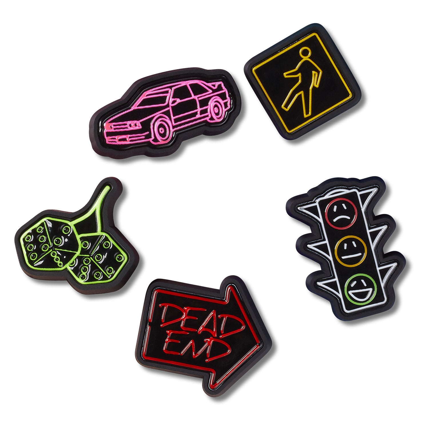 Reflective Street 5 Pack Jibbitz Crocs South Africa